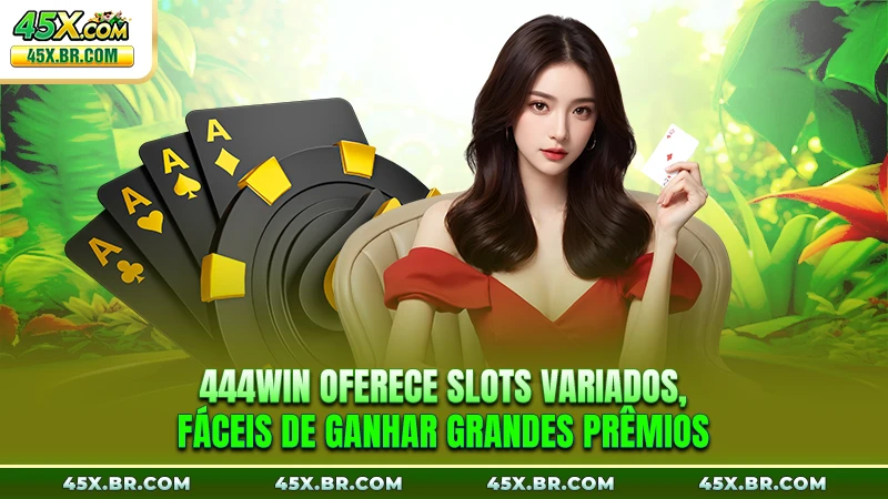 4444WIN oferece slots variados, fáceis de ganhar grandes prêmios