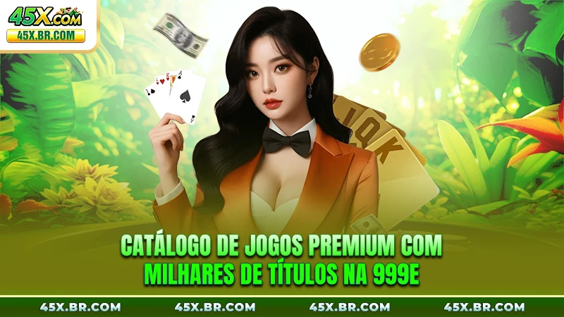 Catálogo de jogos premium com milhares de títulos na 999E