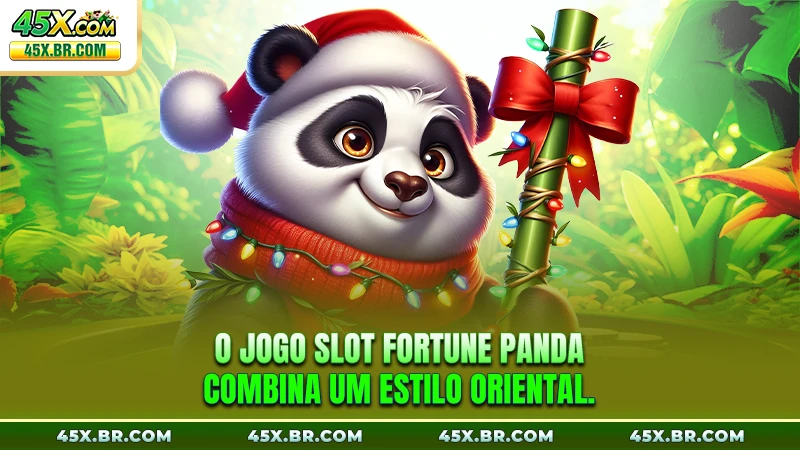 O jogo slot Fortune Panda combina um estilo oriental.