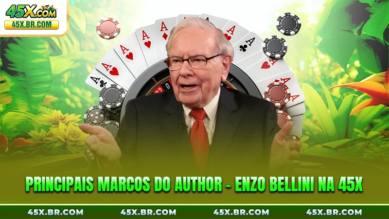 Principais marcos do Author - Enzo Bellini na 45X