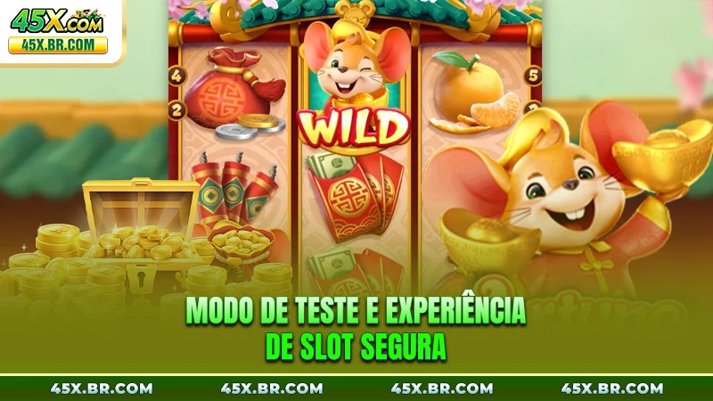 Modo de teste e experiência de slot segura