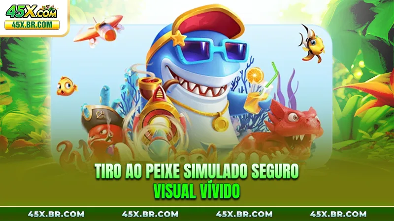 Jackpot Fishing 45X - Aventura De Pesca Com Tiros Intensos 4 Tiro ao peixe simulado seguro, visual vívido